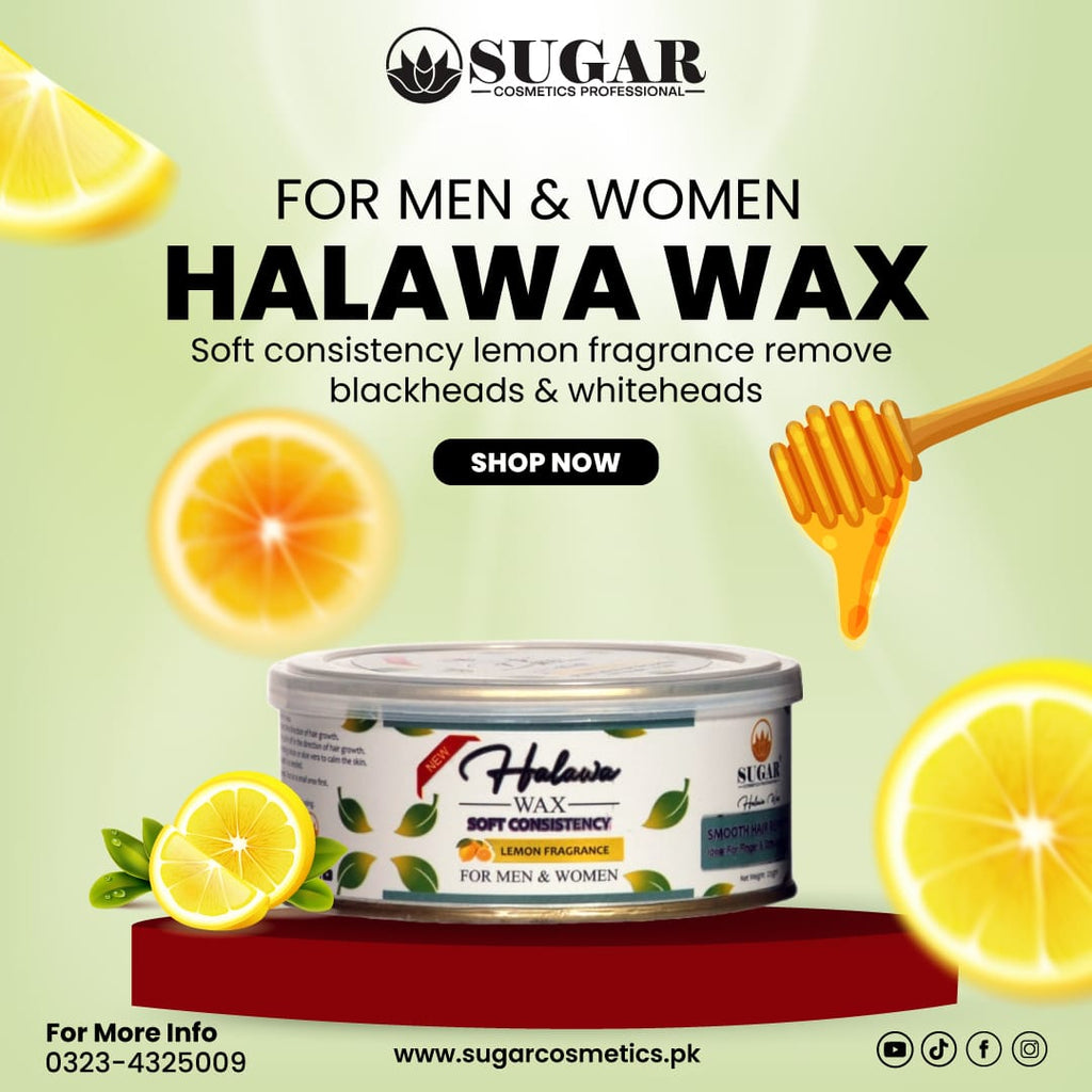 Halawa Wax Lemon Hair Remover – Deep Cleansing & Smooth Skin