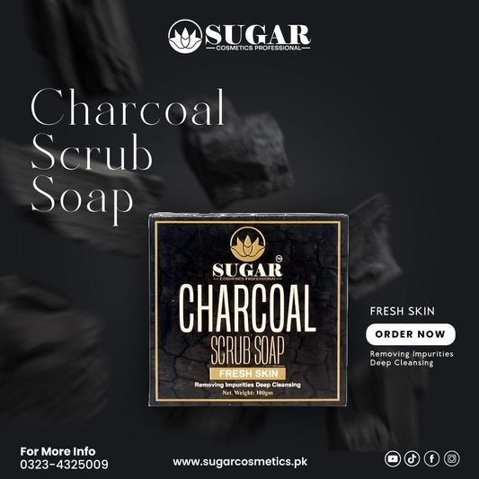 Charcoal Scrub Soap – Deep Cleansing & Detox Skin Soap