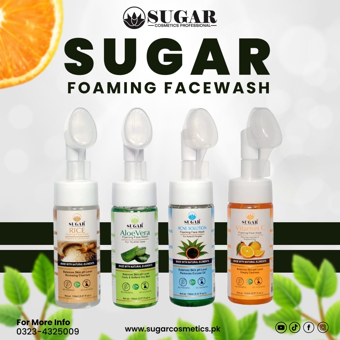 Aloe Vera Foaming Face Wash – Soothing & Hydrating Cleanser