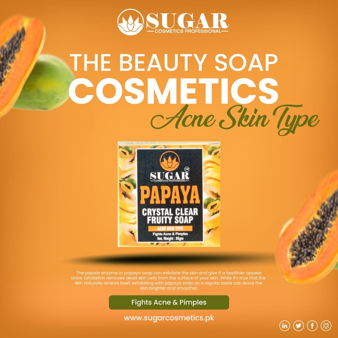 Papaya Fruity Soap – Brightening & Exfoliating Soap