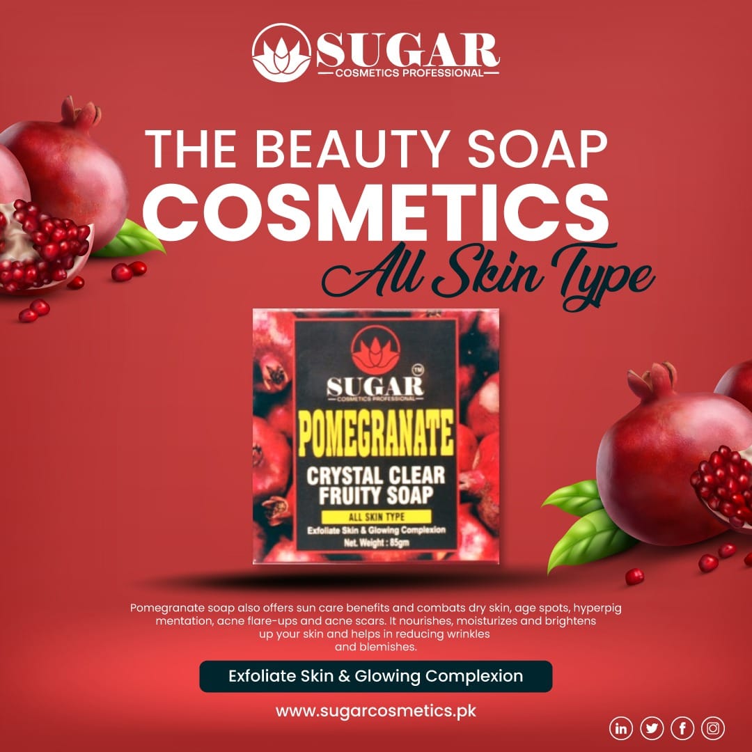 Pomegranate Fruity Soap – Antioxidant & Revitalizing Soap
