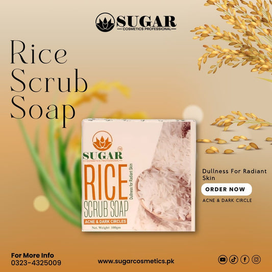 Rice Scrub Soap – Brightening & Exfoliating Soap