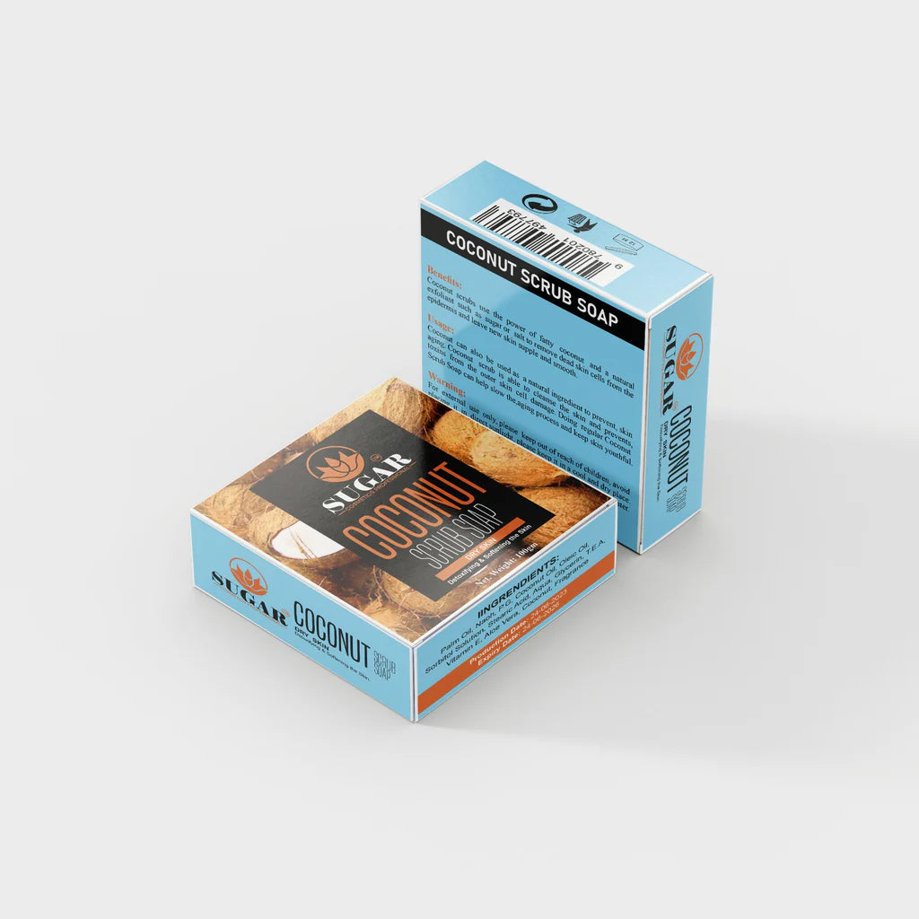 Coconut Scrub Soap – Deep Cleansing & Glowing Skin