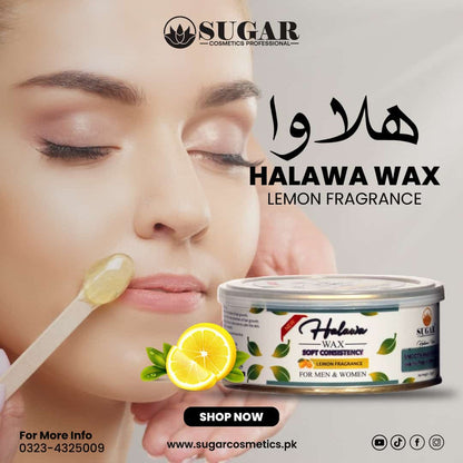 Halawa Wax Lemon Hair Remover – Deep Cleansing & Smooth Skin