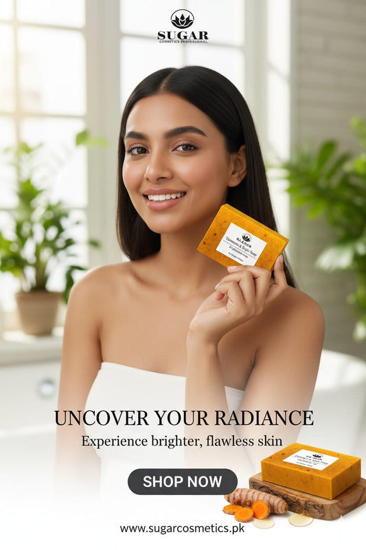 Turmeric & Kojic Brightening Soap | Dark Spots & Skin Whitening Soap