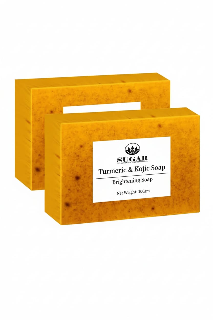 Turmeric & Kojic Brightening Soap | Dark Spots & Skin Whitening Soap