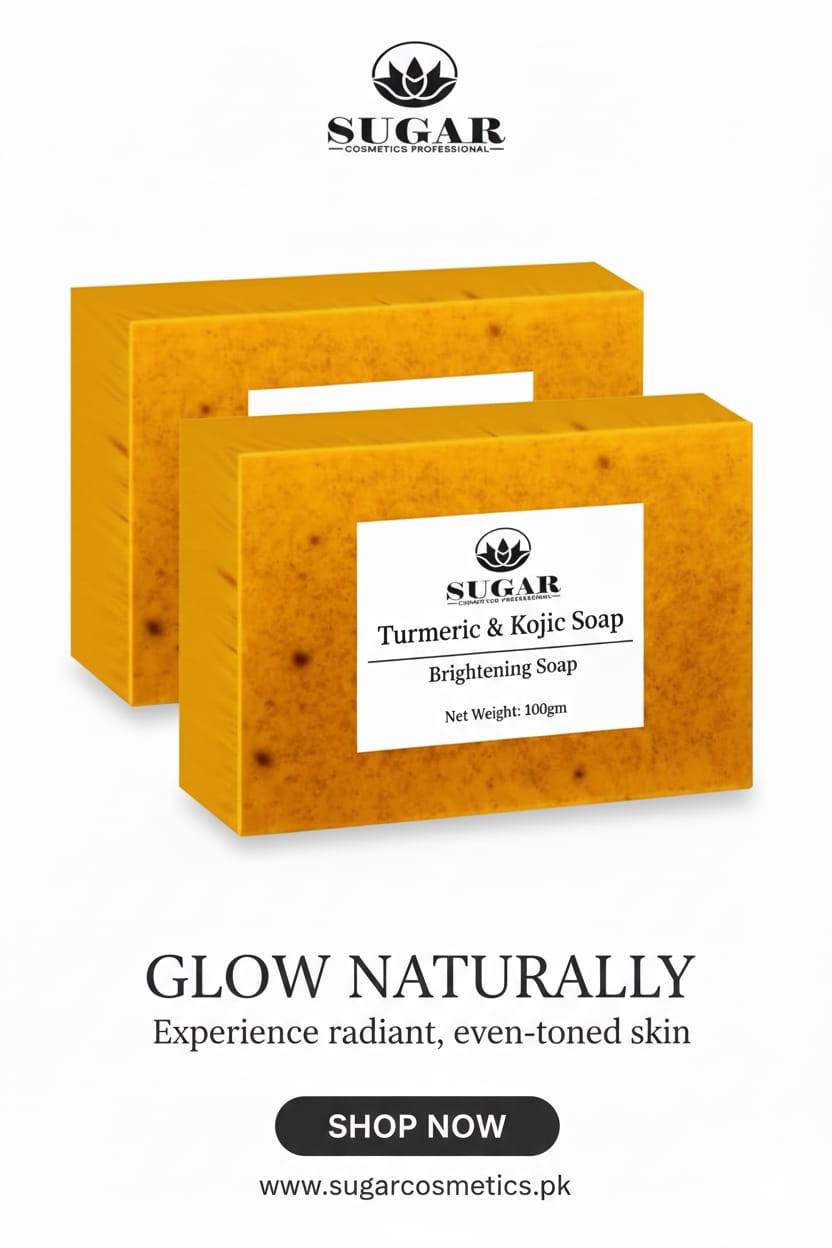 Turmeric & Kojic Brightening Soap | Dark Spots & Skin Whitening Soap